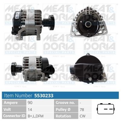 Генератор MEAT & DORIA 5530233