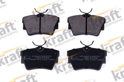 Bremžu uzliku kompl., Disku bremzes KRAFT AUTOMOTIVE 6010903
