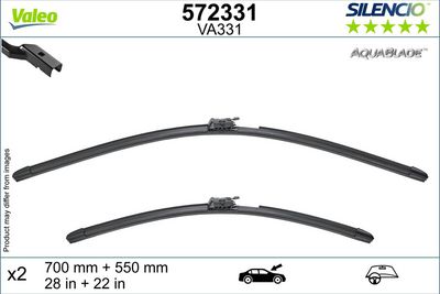 Stikla tīrītāja slotiņa VALEO 572331