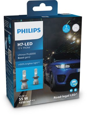 PHILIPS 11972U60B2X2 Kvēlspuldze, Tālās gaismas lukturis