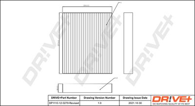 Фильтр, воздух во внутренном пространстве Dr!ve+ DP1110.12.0279