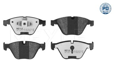 Комплект тормозных колодок, дисковый тормоз MEYLE 0252331320PD