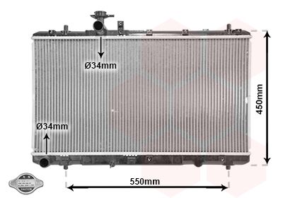 Radiators, Motora dzesēšanas sistēma VAN WEZEL 52002084