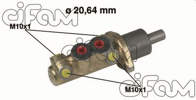 Galvenais bremžu cilindrs CIFAM 202-039