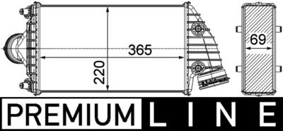 Интеркулер MAHLE CI 379 000P