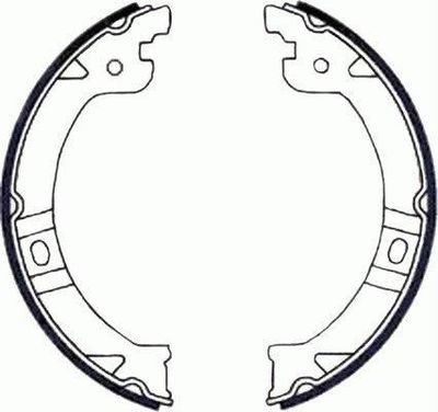 Bremžu loku kompl., Stāvbremze TEXTAR 91069600