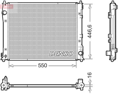 Radiators, Motora dzesēšanas sistēma DENSO DRM40110