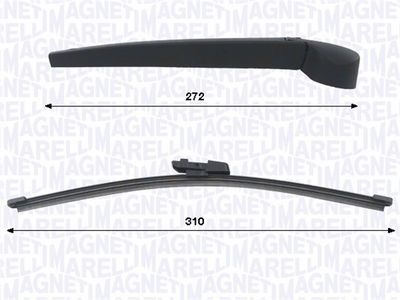 MAGNETI MARELLI 000723180476 Stikla tīrītāju sviru