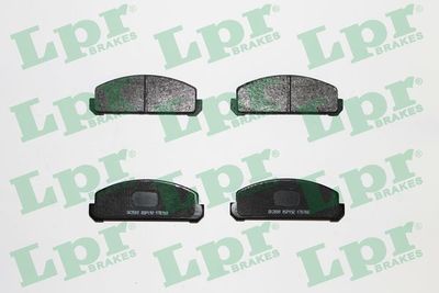Комплект тормозных колодок, дисковый тормоз LPR 05P192