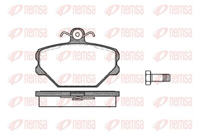 Комплект тормозных колодок, дисковый тормоз REMSA 0264.00