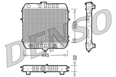 Radiators, Motora dzesēšanas sistēma DENSO DRM20073