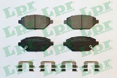 Bremžu uzliku kompl., Disku bremzes LPR 05P2049K