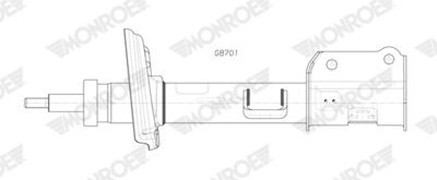Amortizators MONROE G8701