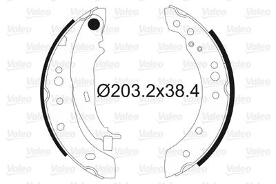 Комплект тормозных колодок VALEO 564097