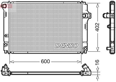 Radiators, Motora dzesēšanas sistēma DENSO DRM50089