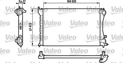 Radiators, Motora dzesēšanas sistēma VALEO 732567