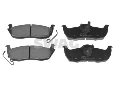 Bremžu uzliku kompl., Disku bremzes SWAG 14 11 6339