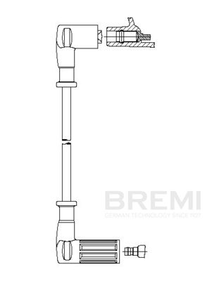 Augstsprieguma vads BREMI 723/24