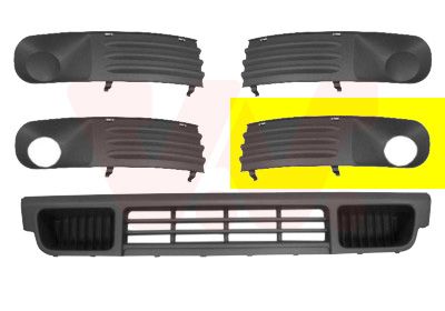 Ventilatora reste, Bampers VAN WEZEL 5896593