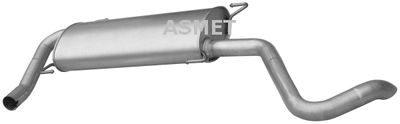 Глушитель выхлопных газов конечный ASMET 09.096