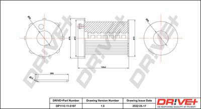 Масляный фильтр Dr!ve+ DP1110.11.0197