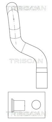 Гидравлический шланг, рулевое управление TRISCAN 8516 16022