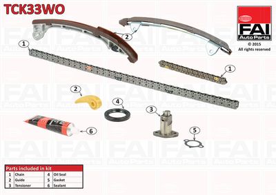 Комплект цели привода распредвала FAI AUTOPARTS TCK33WO