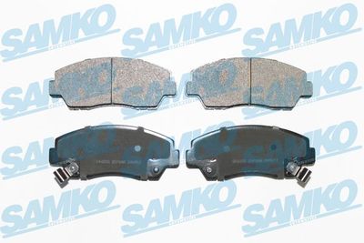 Комплект тормозных колодок, дисковый тормоз SAMKO 5SP040