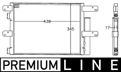 Конденсатор, кондиционер MAHLE AC 549 000P