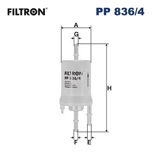 Топливный фильтр FILTRON PP 836/4