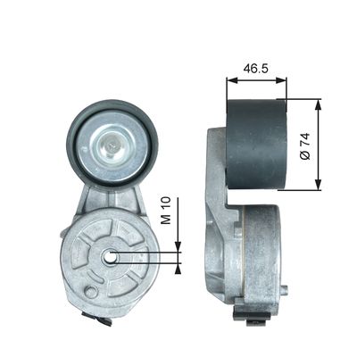 Siksnas spriegotājs, Ķīļsiksna GATES T38729