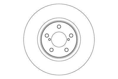 Тормозной диск TRW DF4639