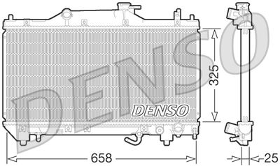 Radiators, Motora dzesēšanas sistēma DENSO DRM50067