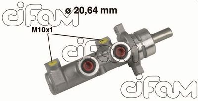 Galvenais bremžu cilindrs CIFAM 202-470