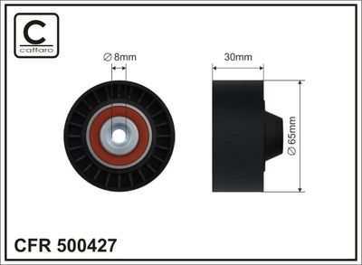 Parazīt-/Vadrullītis, Ķīļrievu siksna CAFFARO 500427