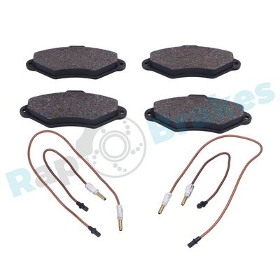 Комплект тормозных колодок, дисковый тормоз RAP BRAKES R-P0077