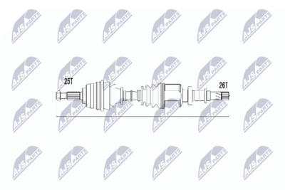 Приводной вал NTY NPW-RE-032