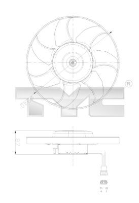 Ventilators, Motora dzesēšanas sistēma TYC 837-0025