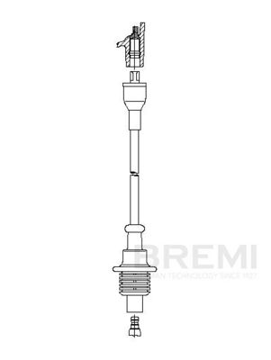 Провод зажигания BREMI 691/80