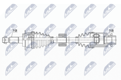 Приводной вал NTY NPW-SU-035