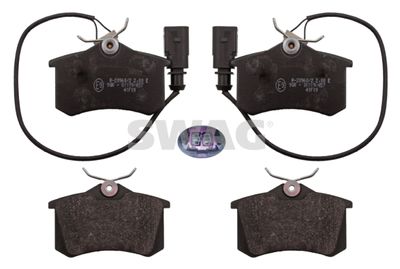 Bremžu uzliku kompl., Disku bremzes SWAG 30 11 6018