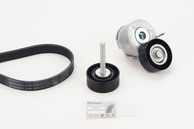 Ķīļrievu siksnu komplekts CONTINENTAL CTAM 6PK1670K1