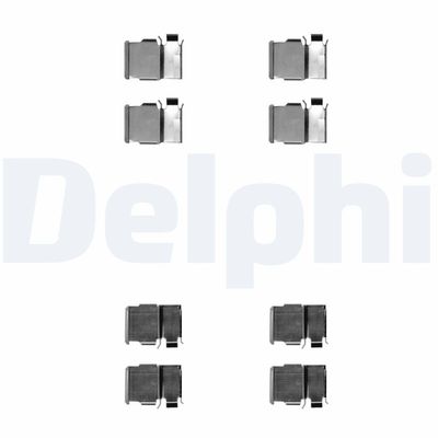 Piederumu komplekts, Disku bremžu uzlikas DELPHI LX0540