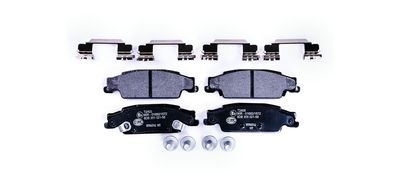 Bremžu uzliku kompl., Disku bremzes HELLA 8DB 355 021-581