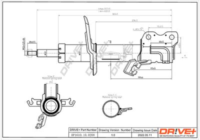 Амортизатор Dr!ve+ DP1610.10.0208