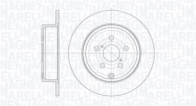 Bremžu diski MAGNETI MARELLI 361302040661