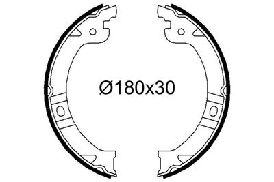 Комплект тормозных колодок VALEO 564266