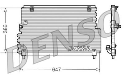 Конденсатор, кондиционер DENSO DCN33004