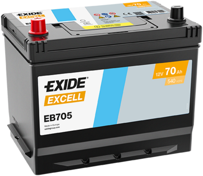 Стартерная аккумуляторная батарея EXIDE EB705