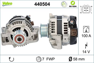 Генератор VALEO 440504